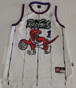 Maglia Vintage Nike Tracy McGrady #1 Toronto Raptors XL Autentica - Foto 1 di 9