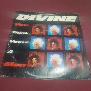 DIVINE You Think You're A Man 1984 UK 3-track 12" vinyl single Give It Up - Picture 1 of 3