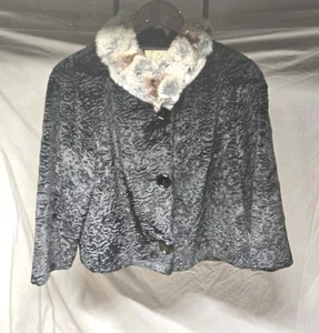 "A Winter Product" Vintage Jacket  W/ Fur Trim Collar - Pre-Owned - Size M - Picture 1 of 4