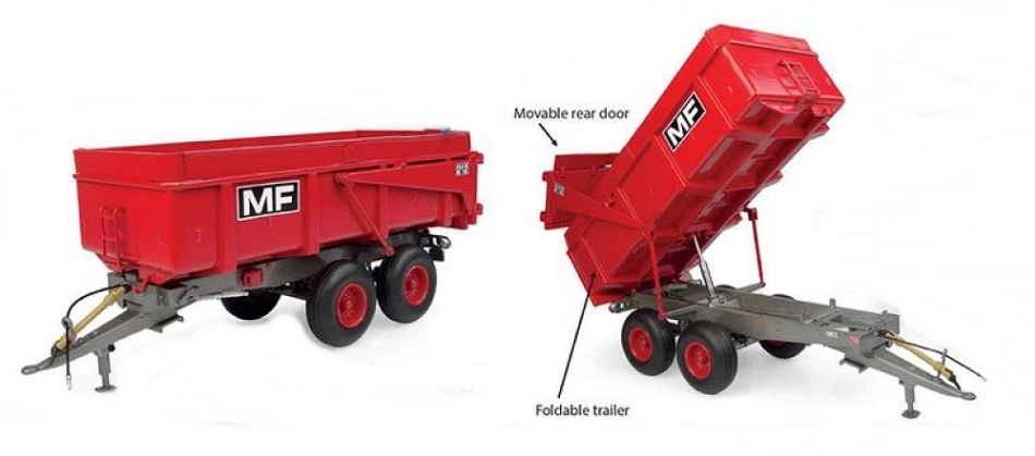 UNIVERSAL HOBBIES UH5353 MASSEY FERGUSON 212 TRAILER 1:32 Modellino - Immagine 1 di 1