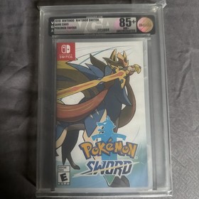 1st Print Pokemon Sword Nintendo Switch VGA 85+ FACTORY SEALED MINT NOT CGC WATA