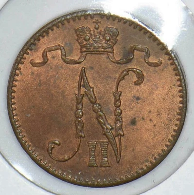 Finlandia 1907 Penni 291338 envío combinado Foto 1 de 2