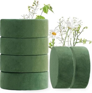 Max Shape Round Floral Foam Blocks 4.72” for Artificial Flowers & Crafts - Picture 1 of 5