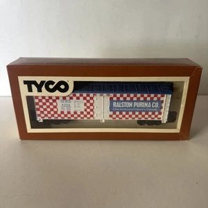 VTG Tyco HO 355E 300 Ralston Purina Billboard Reefer 4554 NOS - Picture 1 of 6