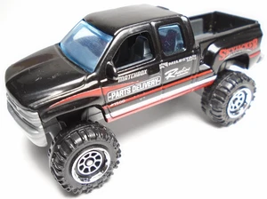2021 MATCHBOX CHEVY SILVERADO 4X4 SKYJACKER BLACK DIECAST 2 7/8" PICKUP TRUCK - Picture 1 of 6