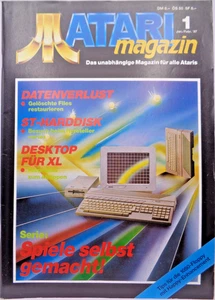 ATARI MAGAZIN - AUSGABE: 1/87 (RÄTZ-EBERLE - MAGAZIN)  #2DE - Picture 1 of 6