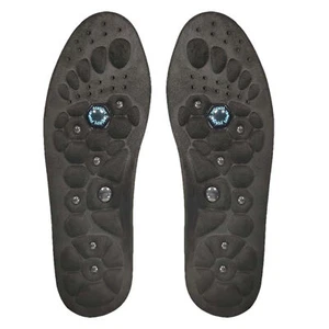 Luxury Magnetic Acupressure Reflexology Therapy Massage Insoles Shoe Insert - Picture 1 of 15