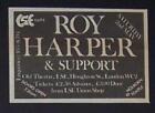 Roy Harper The Unknown Soldier Era London Show 1981 Mini Poster Type Concert Ad