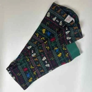 Hanna Andersson X Harry Potter Argyle Long John Pajama 100% Cotton Pants Kids 8 - Picture 1 of 10