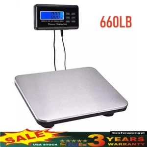 660LB Heavy Duty Digital Industry Shipping Postal Platform Scale Weight 300kg - Picture 1 of 10