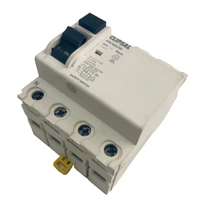 CLIPSAL 4RC4263/30 RCD 4 Module, 4P 3 Phase, 63A, 30MA, 6kA Type Aci - Picture 1 of 2