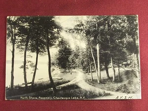 Lake Chautauqua New York NY 1906 Vintage Foto Postkarte Antik - Bild 1 von 2