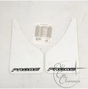 1989 Ford Probe White Splash Guard Pair (E92Z16A550D) NOS - Picture 1 of 2