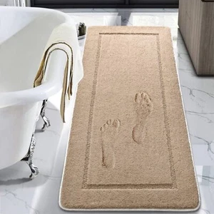 Luminous Non Slip Bathroom Rugs Runner 24 x 60 Inch Extra Soft and Comfy Bath... - Picture 1 of 8