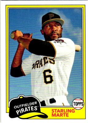 2018 Topps Archives #208 Starling Marte Pittsburgh Pirates Baseball - Image 1 of 2