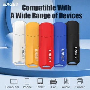 EAGET USB Flash Drives USB 2.0 Pen Drive Thumb Drive Memory Stick USB Lot Pack - Picture 1 of 23