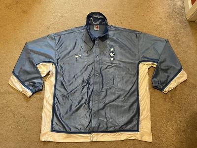 VTG North Carolina Tar Heels UNC Nike Team Warm Up Shooting Shirt Jacket XL Rare - Image 1 of 4
