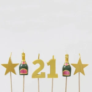 PREMIUM 3D 21st Milestone Cake Candles, Birthday Cake, Cake Topper - Picture 1 of 3