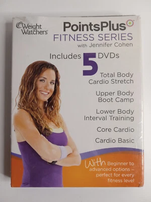 Weight Watchers Points Plus Fitness Series 5 DVD Set with Jennifer Cohen - READ - Image 1 of 4