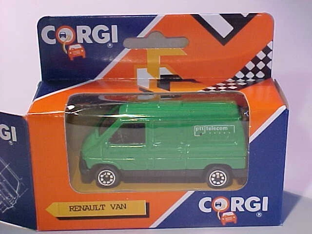 3 INCH 1980 Renault Trafic Van PTT Telecom Corgi 1/64 Diecast Mint in Box - Image 1 of 4