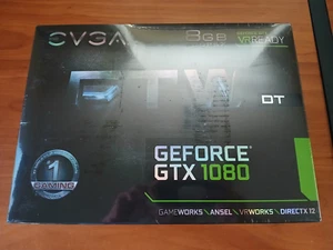 NEW SEALED EVGA Nvidia GeForce GTX 1080 8GB Graphics Card GPU PC - Picture 1 of 3