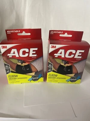 Lot of (2) 3M Ace 207249 Elbow Support, Adjustable Compression, Moderate Support - Image 1 of 4