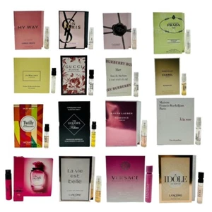 Designer Perfume Randomly Sampler Set Lot 10 Vials - High End Fragrance Samples - Picture 1 of 8