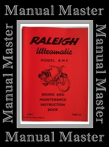 RM9 Raleigh Ultramatic Moped Riding & Maintenance Instruction Manual Booklet - Picture 1 of 2