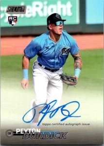 2023 Topps Stadium Club Baseball Autograph #SCBA-PBB Peyton Burdick RC - Bild 1 von 2