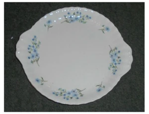 Richmond/Royal Albert BLUE POPPY Cake Plate. English Bone China. - Picture 1 of 2