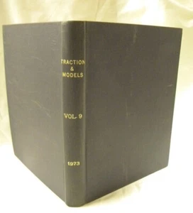 Traction & Models Bound Volume 9 March 1973 - February 1974 Cover stamped 1973 - Picture 1 of 4