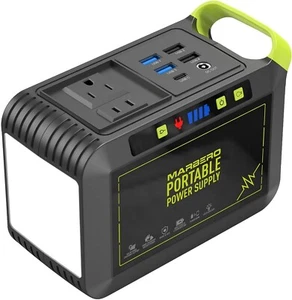 Central eléctrica portátil MARBERO 88Wh 24000mAh generador solar camping - Imagen 1 de 8