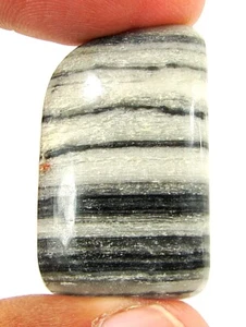 32.90 Ct Natural Zebra Jasper Loose Gemstone Cabochon Wire Wrap Stone - 23002 - Picture 1 of 2