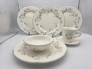 Pfaltzgraff Winterberry cena, tazón, taza y platillo, tetera, cuchillos, servilletas + - Imagen 1 de 68