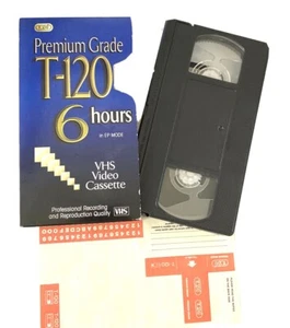 VHS Blank Tape NEW T-120 6 Hours in EP Mode Tozai Video Cassette - Picture 1 of 7