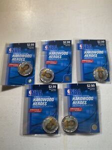 2005 NBA Hardwood Heroes Kobe Bryant Collectible Medallion New Lot of 5