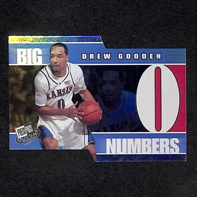 Pase de prensa Drew Gooden 2002 grandes números #BN11 Kansas Jayhawks radiocontrol Foto 1 de 2