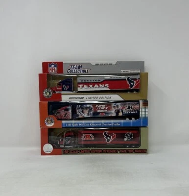 Lote de semicamiones de coleccionistas troquelados escala 1:80 de los Houston Texans NFL edición limitada Foto 1 de 4