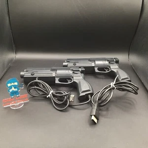 Controlador de pistola Sega Saturn Virtua Cop HSS-0122 Lote de 2 Japón CRT TV solo probado - Imagen 1 de 18