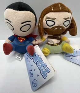 Funko Mopeez DC Comics Superman & Aqua Man Plush New Action Collectible NWT - Picture 1 of 5