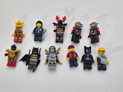 LEGO Lego Mini Figura Lote Ninjago Batman Catwoman Lego City Lote de 11 Foto 1 de 2