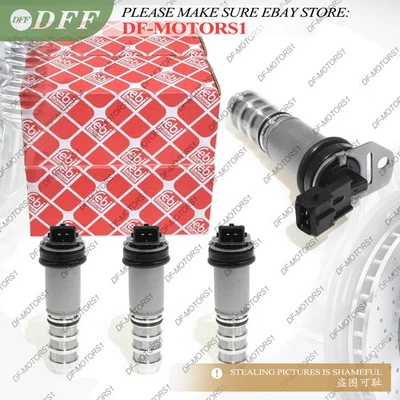 4X OEM FEBI VANOS VVT Variable Timing Solenoid For BMW 535i 550i 650i 740i 750i Foto 1 de 4