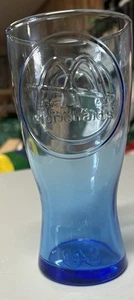 Vintage 1961 Blue McDonalds Style Coke Glass Cup Collectors Glassware - Picture 1 of 2