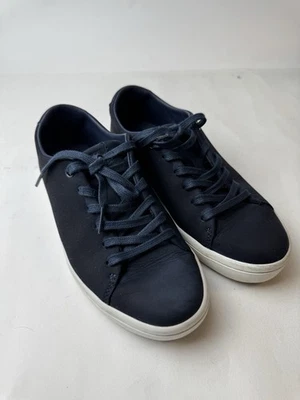 Lacoste Women's Leather Sneakers, Dark Navy Blue, Size 6 - Image 1 of 4