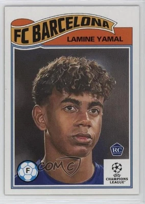 Juego de vida Topps UCL 2023/8822 Lamine Yamal #596 Rookie RC Foto 1 de 2