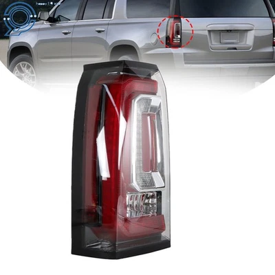 LH Tail Lights Fit For GMC Yukon XL SLE 2015-2020 LED Clear Red Lens Driver Side Foto 1 de 4
