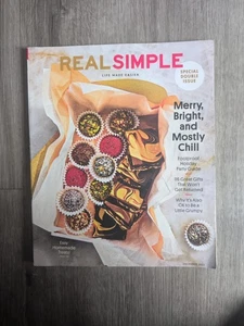 Real Simple Magazine Décembre 2022 Noël Vacances Gâteries Maison Guide Fête - Photo 1/6