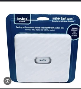 Fujifilm Instax Link Wide Smartphone Printer Bundle Brand New With Film Pack 🔥 - Picture 1 of 2