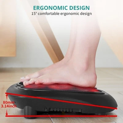 Foot Massager with Heat, Shiatsu Heated Electric Kneading Foot Massager Machine  - Image 1 of 2