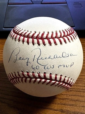 BOBBY RICHARDSON 2 SIGNED AUTOGRAPHED OML BASEBALL! Yankees!  60 WS MVP  TRISTAR - Image 1 of 2